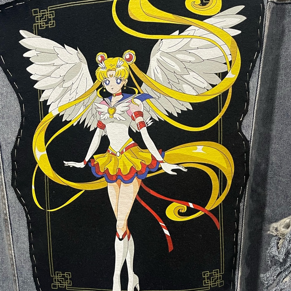 Upcycled Sailor Moon Jacket - Picture 3 of 7